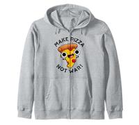 Hacer Pizza no Guerra Divertido Juego de Palabras de Paz Sudadera con Capucha