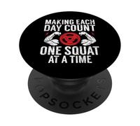 Hacer Que Cada día cuente una sentadilla a la Vez Entrenador Personal PopSockets PopGrip Adhesivo