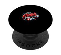 Hacer Que Cuba vuelva a ser Grande Mapa Política Libertad Democracia PopSockets PopGrip Adhesivo