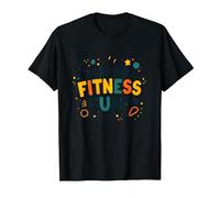 Hacer Que el Fitness Sea Divertido Educación física Cita Motivacional Camiseta, Hombre, Negro, 3XL