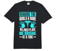 Hacer Que el Mundo se relaje Lugar un Masaje a Tiempo Terapeuta Comfort Colors Adult Heavyweight T-Shirt