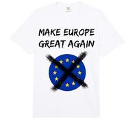 Hacer Que Europa vuelva a ser Grande Anti-UE Unión Europea Mega Niños Hombres Comfort Colors Adult Heavyweight T-Shirt