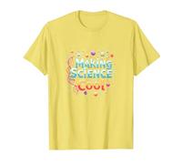 Hacer Que la Ciencia Sea Genial: inspirando a los entusiastas de Stem Camiseta, Hombre, Limón, XL