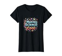 Hacer Que la Ciencia Sea Genial: inspirando a los entusiastas de Stem Camiseta, Mujer, Negro, 3XL