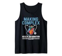 Hacer que la información de salud compleja sea clara Medicina interna Camiseta sin Mangas