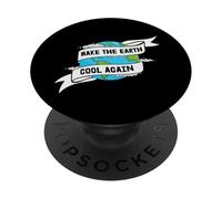 Hacer que la Tierra se enfríe otra vez Conciencia sobre el cambio climático PopSockets PopGrip Adhesivo