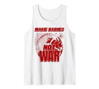 Hacer que los bebés no sean la guerra (Declaración y gráfico de Love Humanity) Camiseta sin Mangas