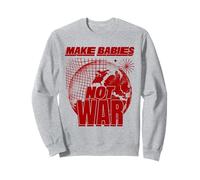Hacer que los bebés no sean la guerra (Declaración y gráfico de Love Humanity) Sudadera