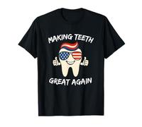 Hacer que los dientes sean geniales otra vez Salud oral Dentista dental Camiseta