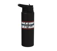 Hacer que mi riñón vuelva a ser grande - Recuperación de sobreviviente de cálculos renales Stainless Steel Insulated Water Bottle