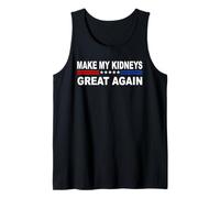 Hacer Que mis riñones vuelvan a ser geniales | Sobreviviente de trasplante y Piedra Camiseta sin Mangas