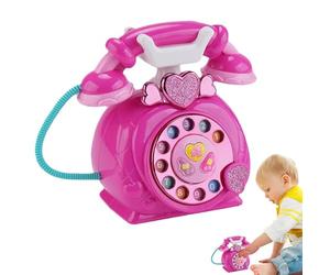 Hacer Que Suena Jugar En El Teléfono - Haciéndolos Partiendo Del Teléfono | Teléfono Fijo Del Teléfono Con Cable | Simulate Ring Me Rotary Phone Con Música Y Narración P