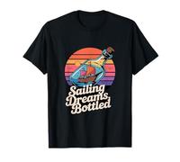 Hacer un barco en una botella Arte de 'Sailing Dreams' Camiseta