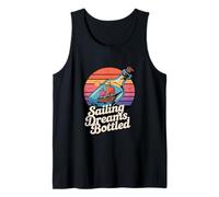 Hacer un barco en una botella Arte de 'Sailing Dreams' Camiseta sin Mangas