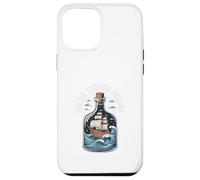 Hacer un barco en una botella NAVEGANDO A TRAVÉS DE SUEÑOS Botella Barco Carcasa para iPhone 12 Pro Max