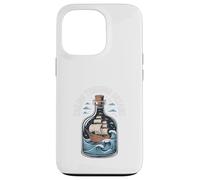 Hacer un barco en una botella NAVEGANDO A TRAVÉS DE SUEÑOS Botella Barco Carcasa para iPhone 13 Pro