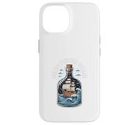 Hacer un barco en una botella NAVEGANDO A TRAVÉS DE SUEÑOS Botella Barco Carcasa para iPhone 14