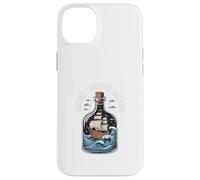 Hacer un barco en una botella NAVEGANDO A TRAVÉS DE SUEÑOS Botella Barco Carcasa para iPhone 14 Plus