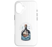 Hacer un barco en una botella NAVEGANDO A TRAVÉS DE SUEÑOS Botella Barco Carcasa para iPhone 16