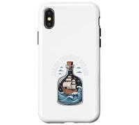 Hacer un barco en una botella NAVEGANDO A TRAVÉS DE SUEÑOS Botella Barco Carcasa para iPhone X/XS
