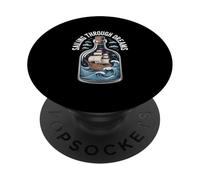 Hacer un barco en una botella NAVEGANDO A TRAVÉS DE SUEÑOS Botella Barco PopSockets PopGrip Adhesivo