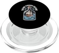 Hacer un barco en una botella NAVEGANDO A TRAVÉS DE SUEÑOS Botella Barco PopSockets PopGrip para MagSafe
