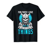 Hacha artística con Cita de Amor de un Guerrero Vikingo, mitología nórdica Camiseta