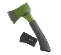 Hacha de acero macizo con funda para la cabeza