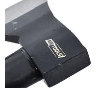 Hacha de carpintero awtools 0,6kg xt040, mango ergonómico de madera,