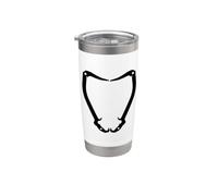 Hacha de hielo Corazón Vaso térmico de acero inoxidable de doble pared