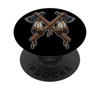 Hacha Tomahawk de Regalo de Cultura indígena nativa Americana PopSockets PopGrip Adhesivo