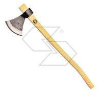 Hachas Tipo Trentino Con Mango De 90 Cm Barnizado Brillante Peso 1.2 Kg