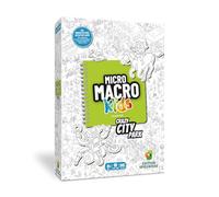 Hachette Boardgames MicroMacro Kids: Crazy City Park | Juego familiar detective para niños | Juego de mesa cooperativo con 22 estuches de rompecabezas de búsqueda y búsqueda | Edades 6-8 | 1 a 4