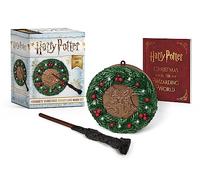 Hachette Book Group USA Harry Potter Hogwarts Christmas Wreath & Wand Set