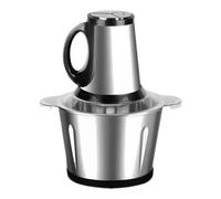 Hachoir Électrique Pour Légumes & Viande - Mixeur De Cuisine Inox Portable Rechargeable | Robot Compact Pour Ail, Fruits, Salades, Pâtés, Soupes, Camping, Maison & Préparations Rapides