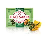 Haci Sakir Olive Oil with Honey Soap, 4 X 175 G, Turkish, Pure and Natural by Haci Sakir
