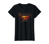 hacia lo Desconocido Camiseta, Mujer, Negro, S