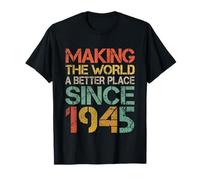 Haciendo del Mundo un Lugar Mejor Desde 1945 Funny Vintage Camiseta