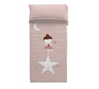 HACIENDO EL INDIO Colcha bouti Reversible Bailarina Cama 105 cm
