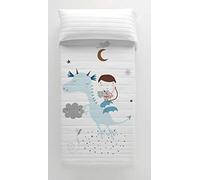 HACIENDO EL INDIO Colcha bouti Reversible Magic Dragon Cama 105 cm