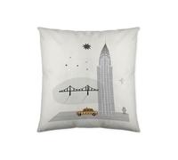 Haciendo el indio - funda de cojin estampado - sin relleno - 40x40 cm - algodón extra suave - nyc 40 cm