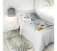 HACIENDO EL INDIO Funda nórdica Reversible Dinos Cama 90