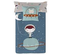 HACIENDO EL INDIO Funda nórdica Reversible Planeta Cama 90