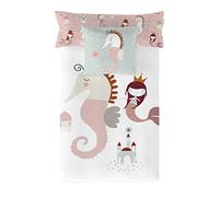 HACIENDO EL INDIO Funda nórdica Reversible Seahorse Cama 105