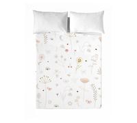 Haciendo el indio - juego de sábanas estampadas 2 piezas cama 135 - algodón extra suave - incluye sábana encimera + 1 funda de almohada - flowers chao