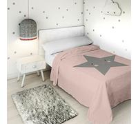 HACIENDO EL INDIO Juego de Sábanas Happy Star, Cama 105/110 (180 x 270 cm)