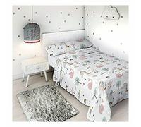 Haciendo el Indio S2801048 Juego de Sábanas Rainbowland, Cama de 90, Multicolor, 160 x 270 cm