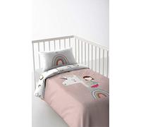 Haciendo el Indio S2802447 Funda Nórdica Unicorn, Tamaño Cuna de 60, 100 X 120 + 20 Cm