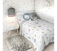 Haciendo el Indio S2802855 Funda Nórdica Be Happy, Tamaño Cama de 90, 150 X 220 + 45 Cm