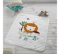 HACIENDO EL INDO Colcha bouti reversible cuna/maxicuna Jungla Niño